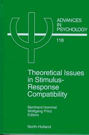 Cover of: Theoretical Issues in Stimulus-Response Compatibility (Advances in Psychology)