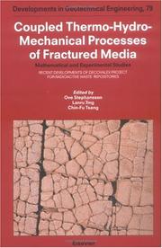 Cover of: Coupled thermo-hydro-mechanical processes of fractured media: mathematical and experimental studies : recent developments of DECOVALEX project for radioactive waste repositories