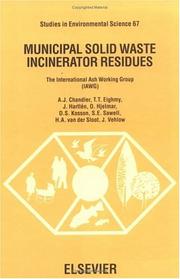 Cover of: Municipal solid waste incinerator residues