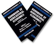 Cover of: Handbook of agricultural economics by edited by Bruce L. Gardner and Gordon C. Rausser.