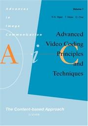 Cover of: Advanced Video Coding: Principles and Techniques (Advances in Image Communication)