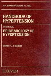 Cover of: Epidemiology of Hypertension