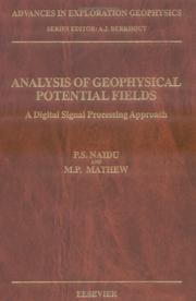 Cover of: Analysis of geophysical potential fields | Prabhakar S. Naidu