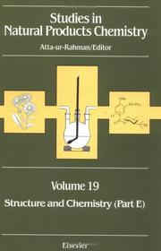 Cover of: Studies in Natural Product Chemistry : Structure and Chemistry, Part E (Studies in Natural Products Chemistry Vol. 19)