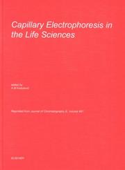 Cover of: Capillary electrophoresis in the life sciences