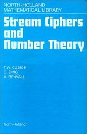 Cover of: Stream ciphers and number theory