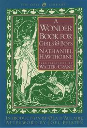 Cover of: A wonder book for girls & boys by Nathaniel Hawthorne