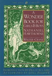 Cover of: A wonder book for girls & boys by Nathaniel Hawthorne, Nathaniel Hawthorne