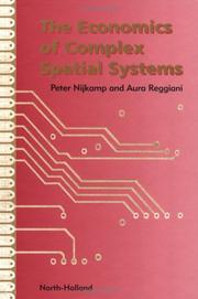 Cover of: The economics of complex spatial systems