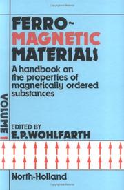 Cover of: Handbook of Magnetic Materials  by E.P. Wohlfarth