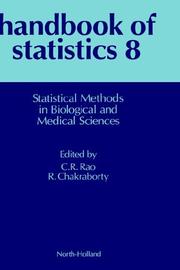 Cover of: Statistical methods in biological and medical sciences