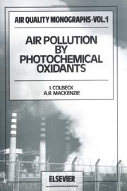Cover of: Air pollution by photochemical oxidants by I. Colbeck