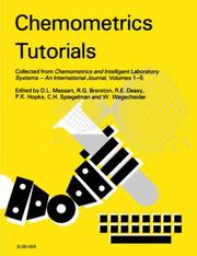 Cover of: Chemometrics tutorials by Desiré L. Massart