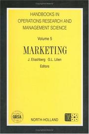 Cover of: Marketing