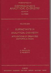 Cover of: Surfactants in analytical chemistry: applications of organized amphiphilic media