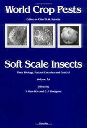 Cover of: Soft scale insects by edited by Yair Ben-Dov, Chris J. Hodgson.