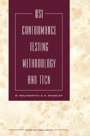 Cover of: OSI conformance testing methodology and TTCN