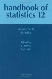 Cover of: Handbook of Statistics 12 | 