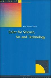 Cover of: Color for science, art and technology | 