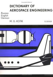 Cover of: Dictionary of aerospace engineering in three languages Russian, English, German