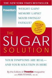 Cover of: The Sugar Solution by the Editors of Prevention (TM) magazine, Ann Fittante