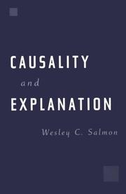 Cover of: Causality and explanation