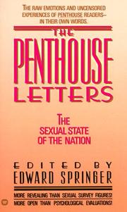 Cover of: The Penthouse Letters | Edward Springer