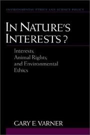 Cover of: In nature's interests? by Gary E. Varner