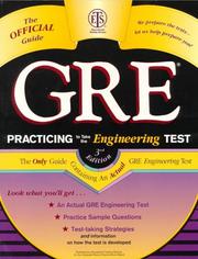 Cover of: GRE practicing to take the engineering test