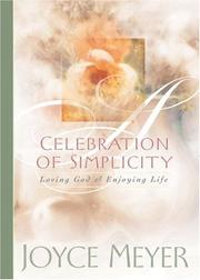 Cover of: Celebration of Simplicity by Joyce Meyer