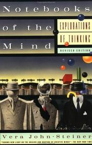 Cover of: Notebooks of the mind by Vera John-Steiner