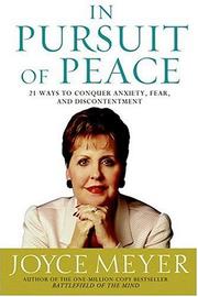 Cover of: In Pursuit of Peace by Joyce Meyer, Joyce Meyer