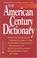 Cover of: The American century dictionary