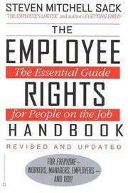 Cover of: The employee rights handbook: the essential guide for people on the job