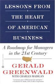 Cover of: Lessons From the Heart of American Business: A Roadmap for Managers in the 21st Century