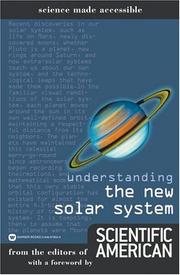 Cover of: Understanding the new solar system by compiled and with introductions [sic] by Sandy Fritz ; foreword by David H. Levy.