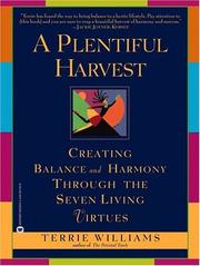 Cover of: A Plentiful Harvest by Terrie Williams