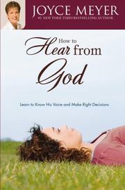 Cover of: How to Hear from God by Joyce Meyer