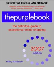 Cover of: thepurplebook(R): the definitive guide to exceptional online shopping (Thepurplebook)