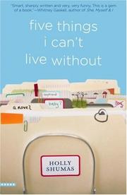 Cover of: Five Things I Can't Live Without