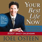Cover of: Your Best Life Now 2007 Daily Calendar: 7 Steps to Living at Your Full Potential