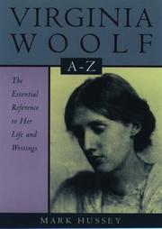 Cover of: Virginia Woolf A to Z by Mark Hussey
