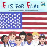 Cover of: F is for flag by Wendy Cheyette Lewison