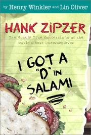 Cover of: I got a "D" in salami by Henry Winkler