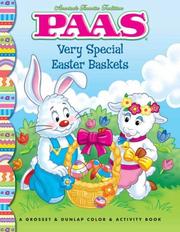 Cover of: Very Special Easter Baskets: PAAS (Paas Coloring Activities)