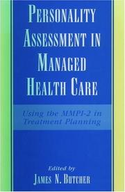Cover of: Personality Assessment in Managed Health Care by James Neal Butcher