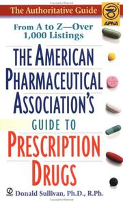 Cover of: American Pharmaceutical Association