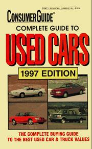 Cover of: Complete Guide to Used Cars by Consumer Guide editors