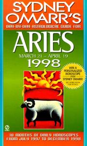 Cover of: Aries 1998 (Omarr Astrology)
