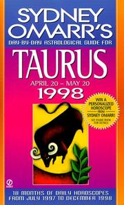 Cover of: Taurus 1998 (Omarr Astrology)